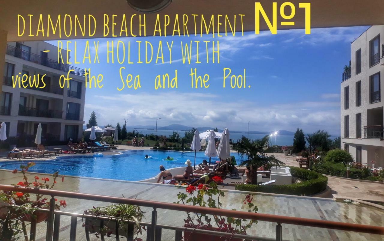 Diamond Apartment №1 - Relax Holiday Views Sea And Pool Бургас Екстериор снимка